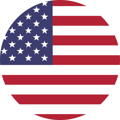 united states flag or english icon